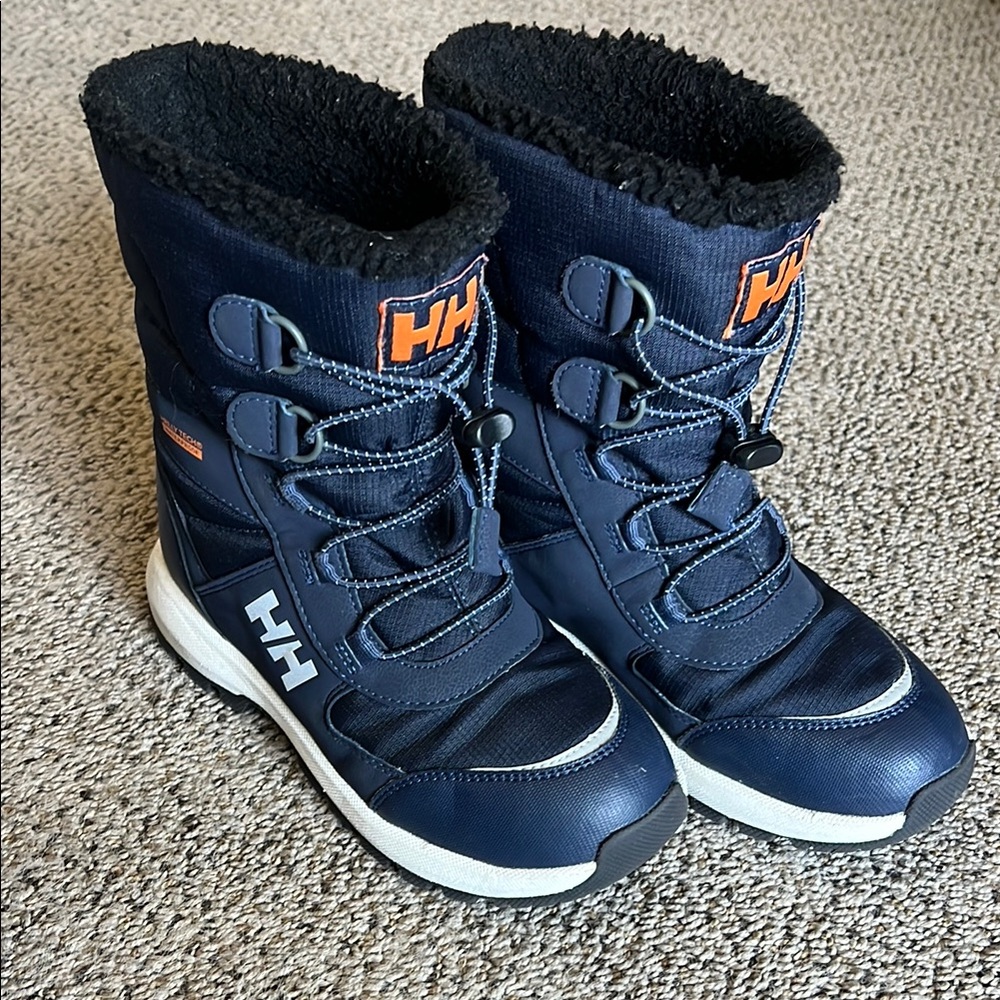 Helly Hansen Blue and White Durable Boots